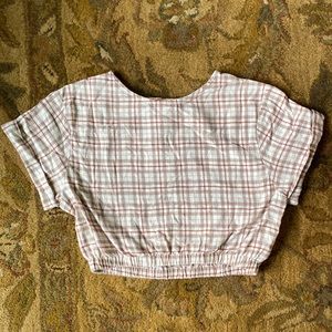 Rylee and Cru cropped blouse